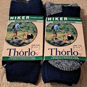 Thor Athletic Socks Blue and Gray Performance Cushioned